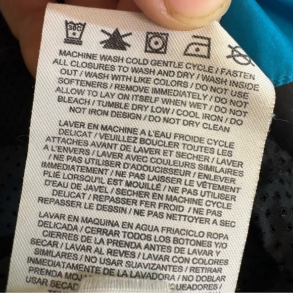 Nike Women’s Small Blue Black Full Zip Lightweight Running Jacket - Picture 8 of 10